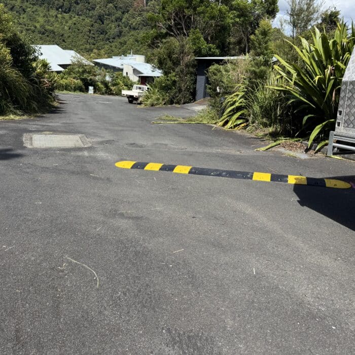 Water Diversion Speed Humps we installed