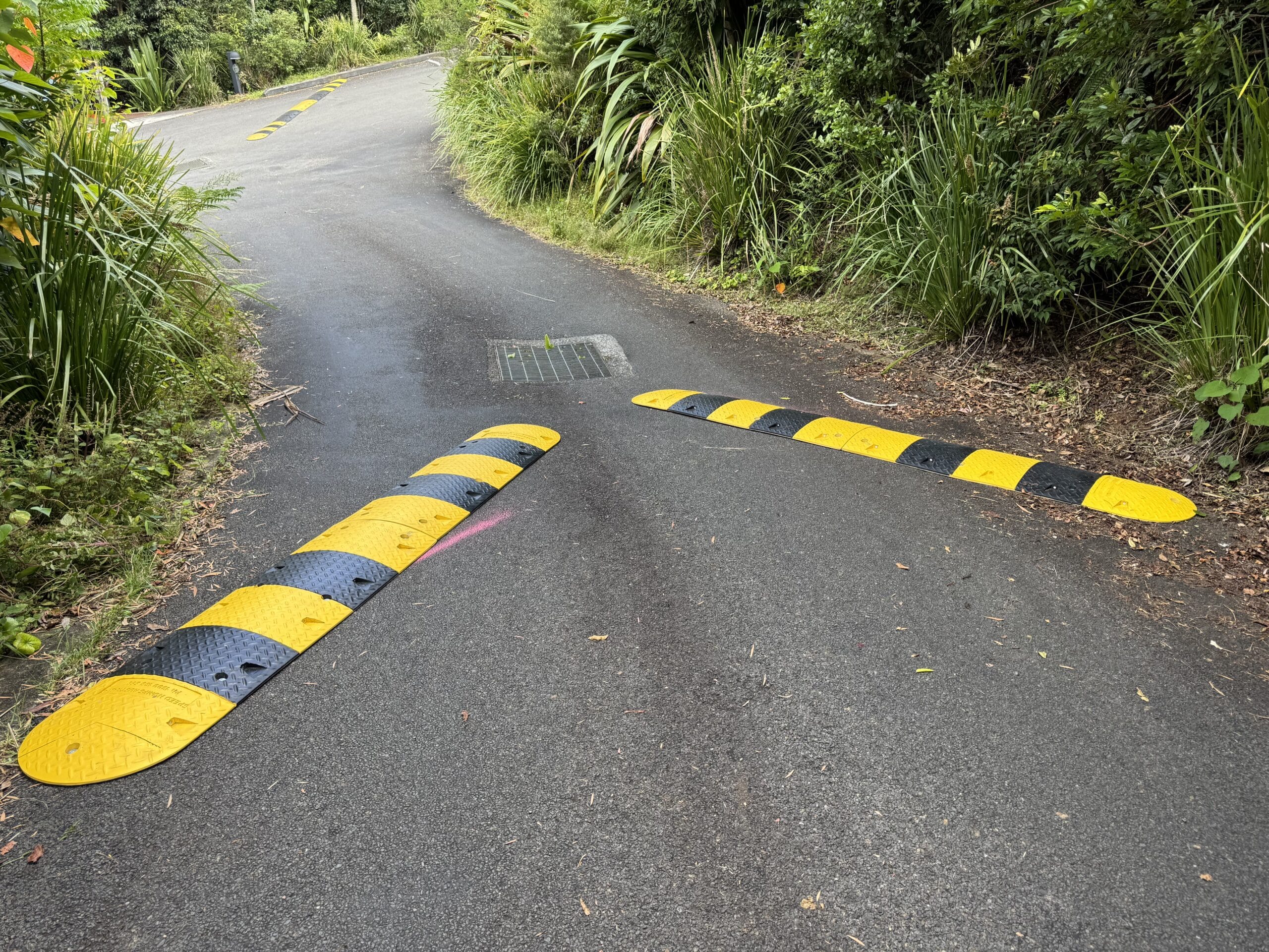 rubber Speed humps for water diversion Brisbane