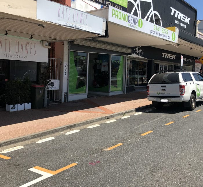 rumble bars are the perfect traffic management device to indicate a loading zone