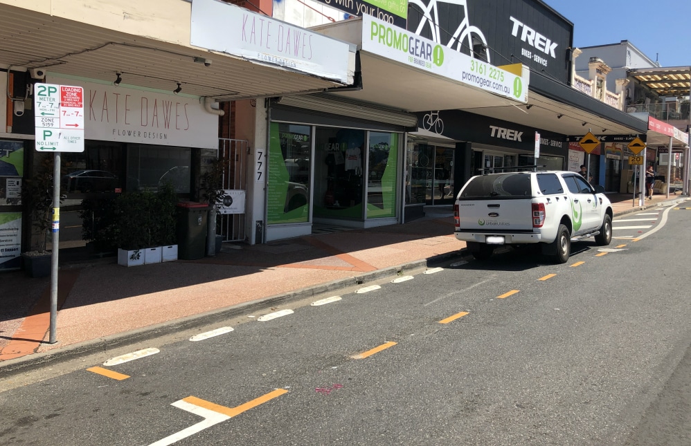 rumble bars are the perfect traffic management device to indicate a loading zone