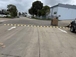 MEtal Speed Humps for Orrcon Steel Plant