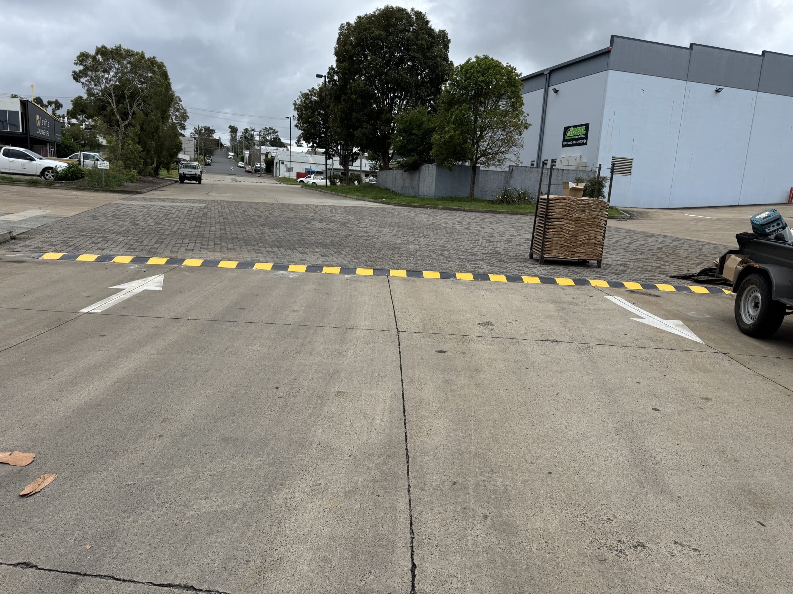 MEtal Speed Humps for Orrcon Steel Plant
