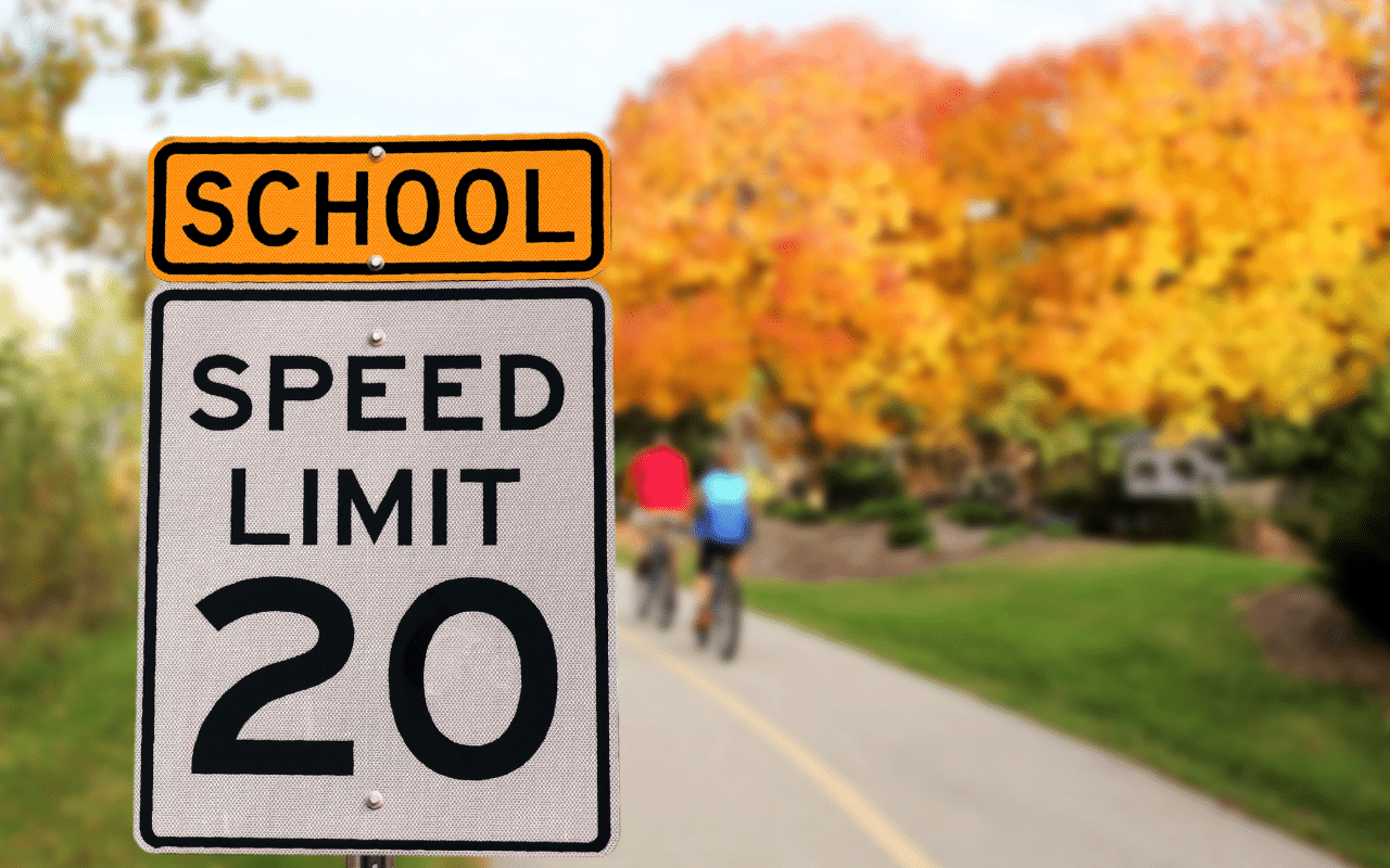 speed signs in school