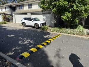 Speed control in residential areas