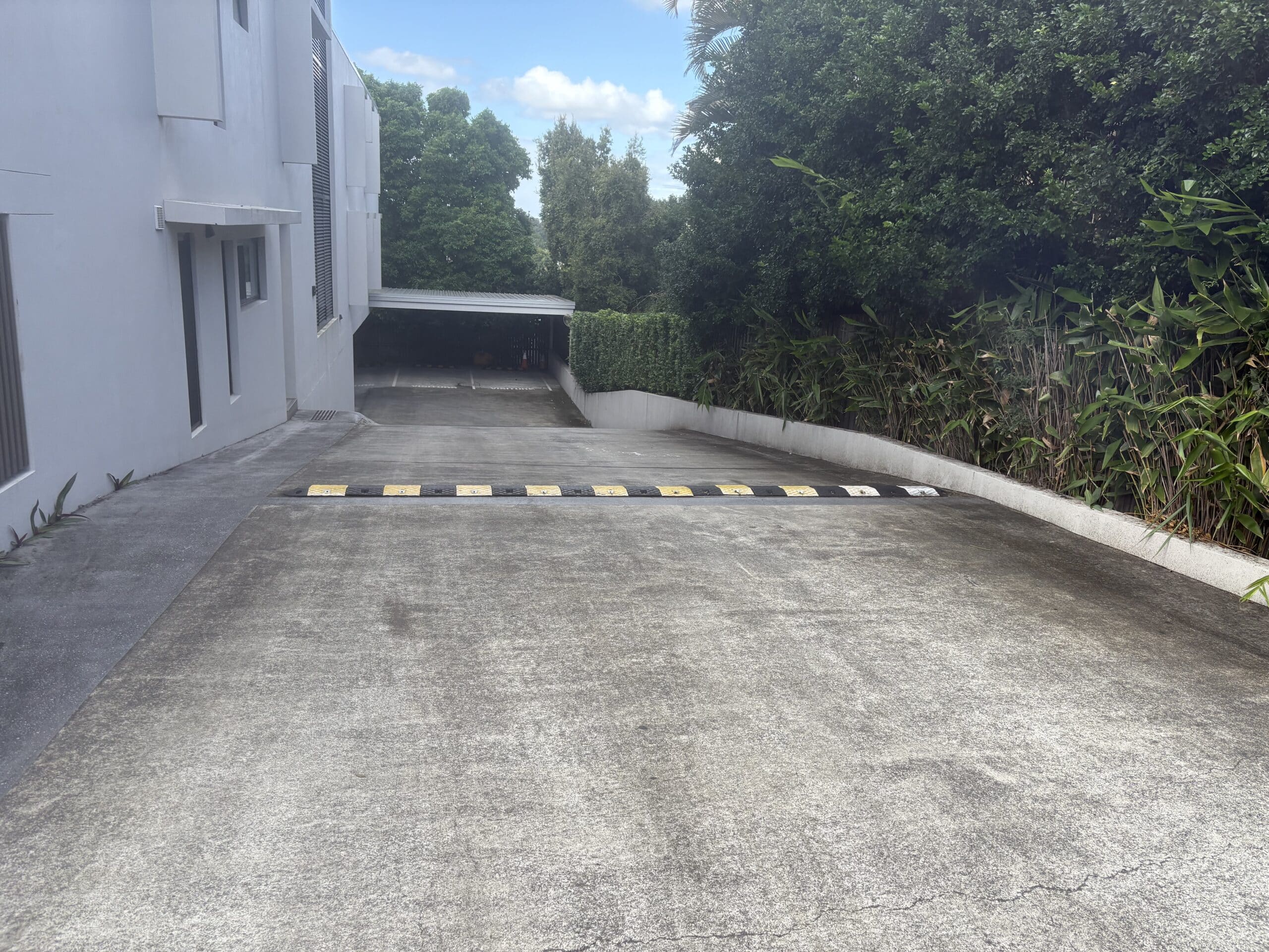 Old Driveway Speed Hump at Ekibin Road Body Corporate