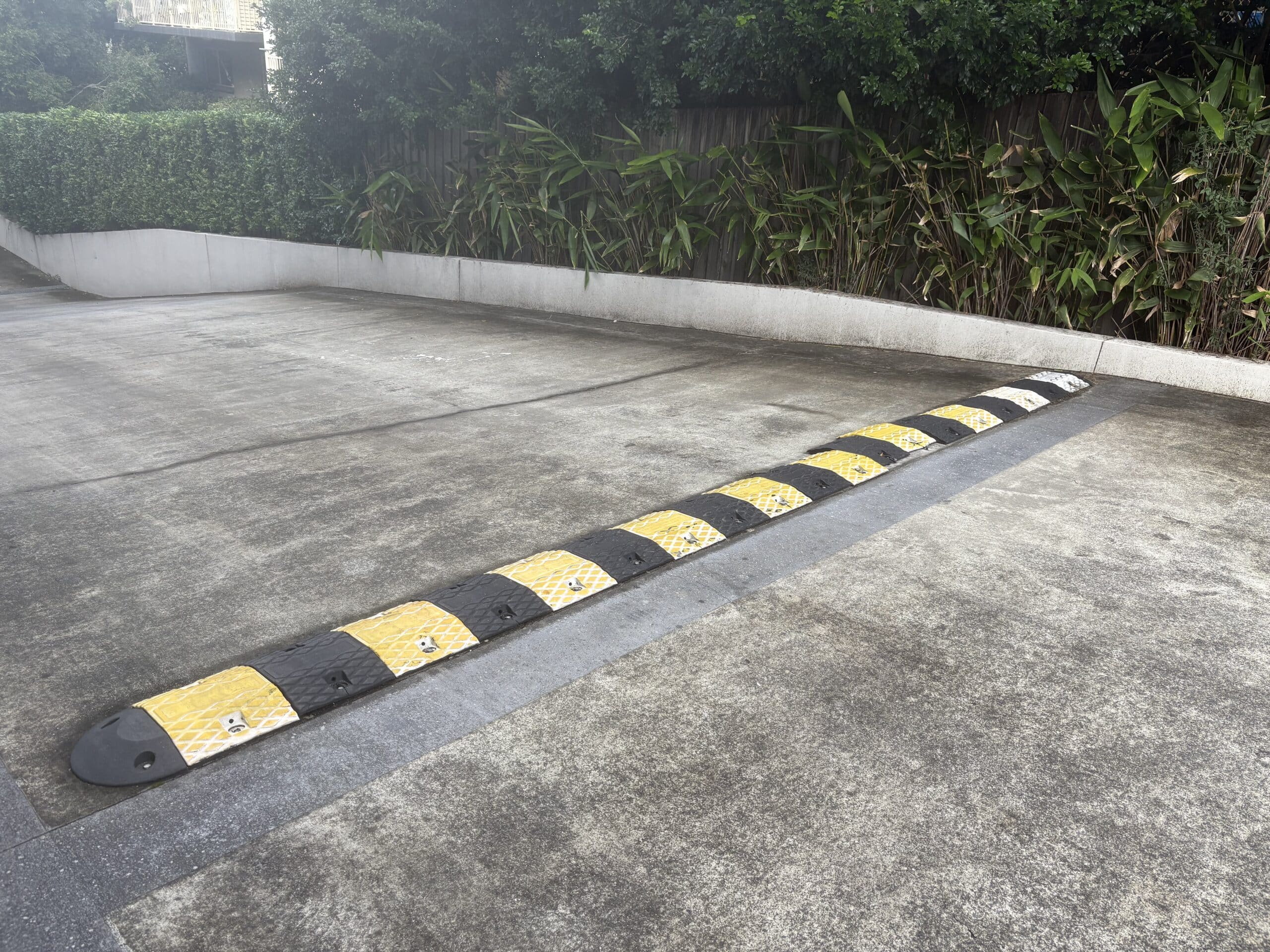 Old Driveway Speed Hump to be replaced at Ekibin Road Body Corporate